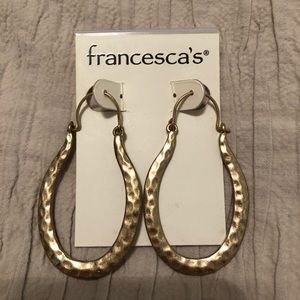 Brand new gold earrings